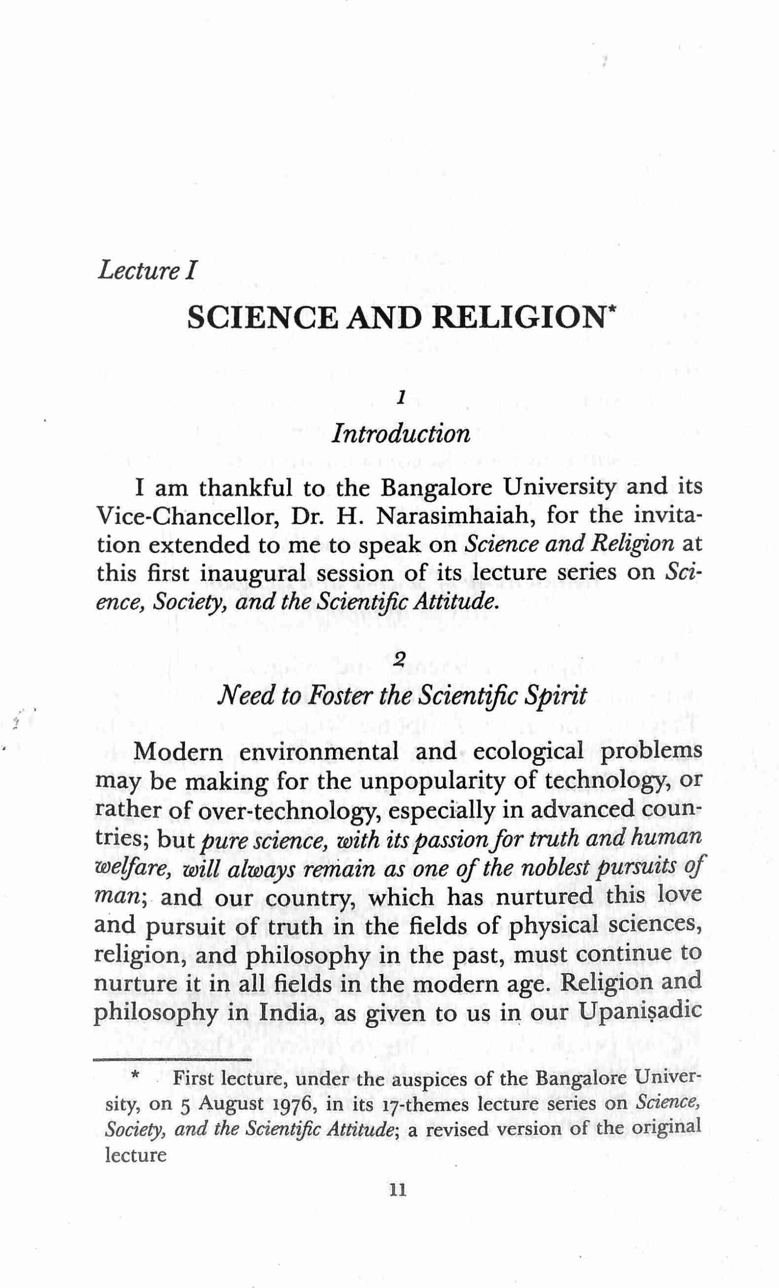 SCIENCE AND RELIGION -E-90