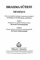 BRAHMA SUTRAS ACCORDING TO RAMANU E-250 BRAHMA SUTRAS ACCORDING TO RAMANU E-250