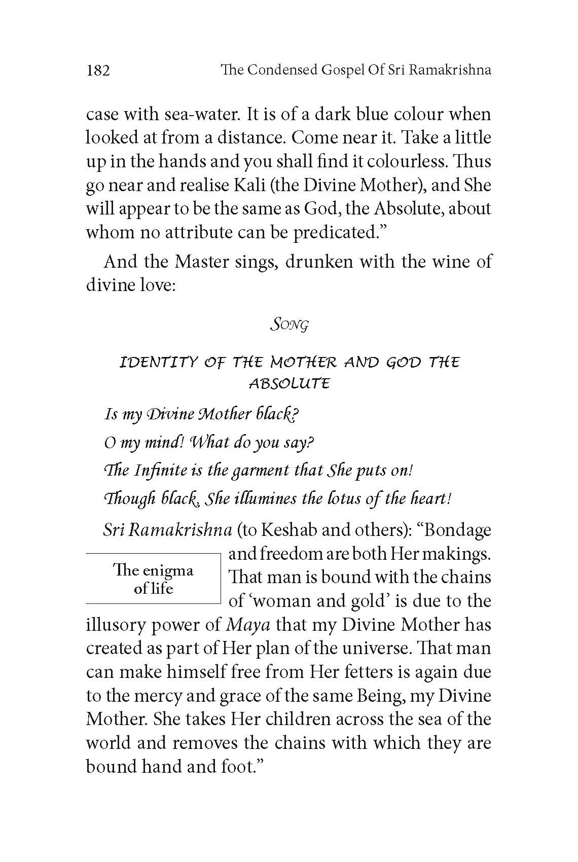 CONDENSED GOSPEL OF SRK E-200 CONDENSED GOSPEL OF SRK E-200