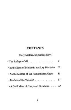 Sri Sarada Devi: The Mother of All Sri Sarada Devi: The Mother of All